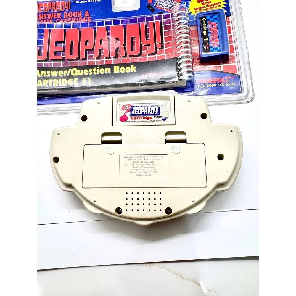 Vintage Tiger Electronics Jeopardy Handheld Game 1999 LCD Console 7-581-1